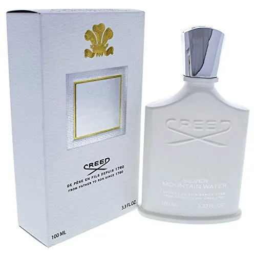 Creed Silver Mountain Water, the bottle