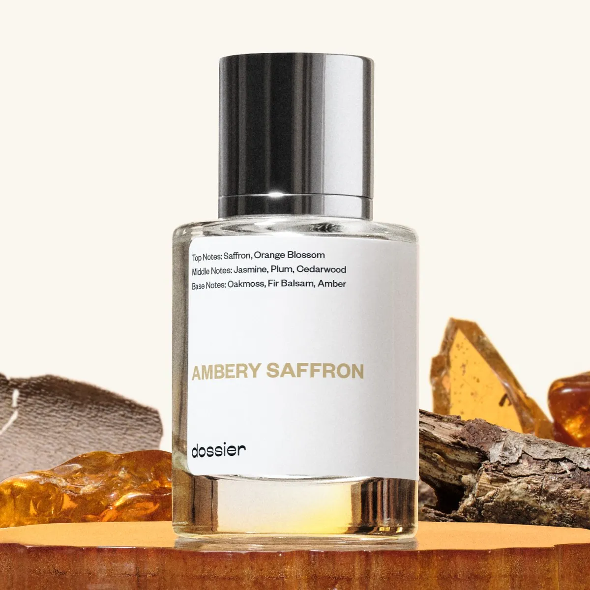 Dossier Ambery Saffron, the bottle
