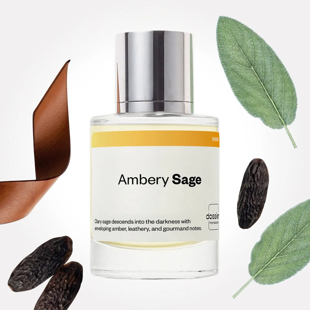 Dossier Ambery Sage, the bottle