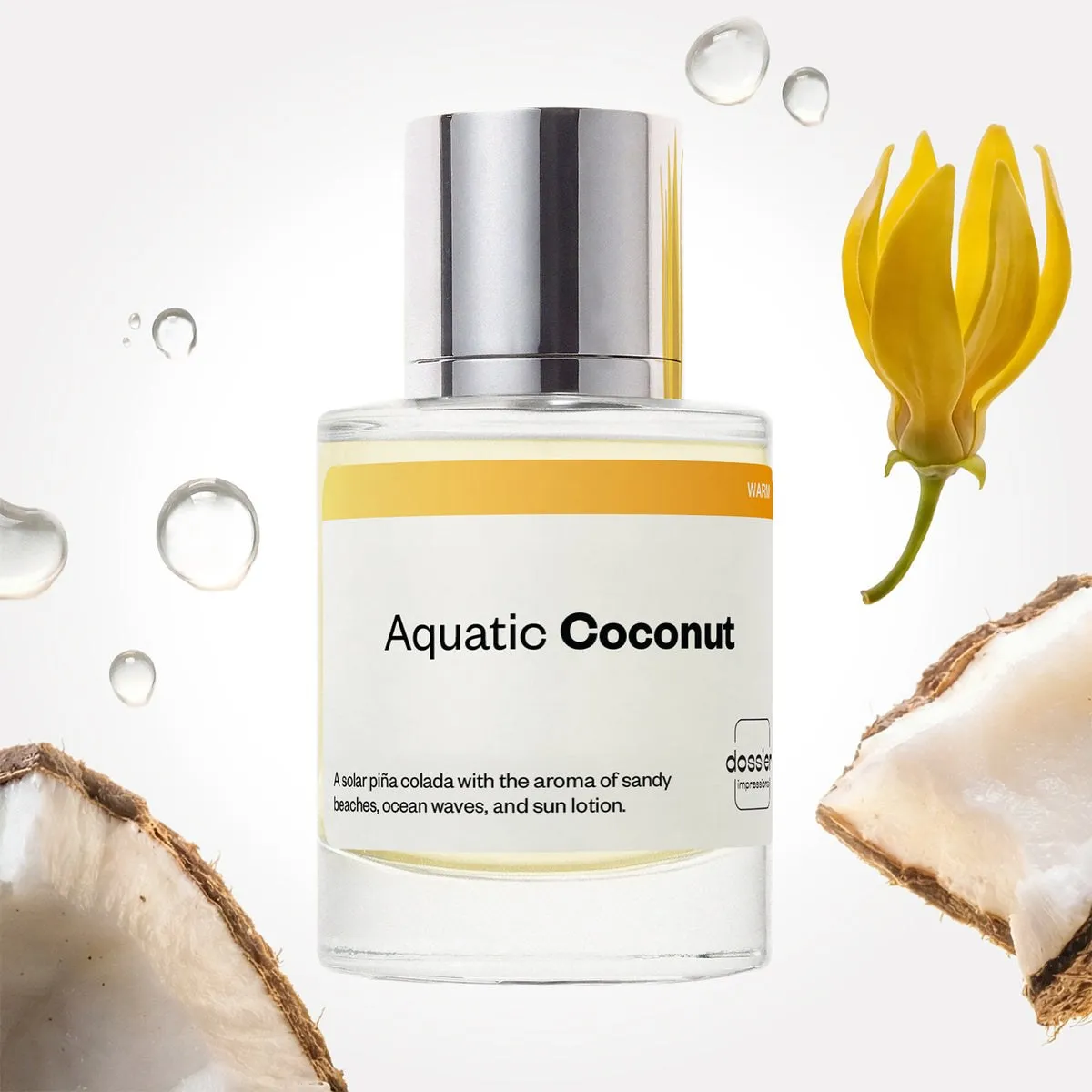 Dossier Aquatic Coconut, the bottle
