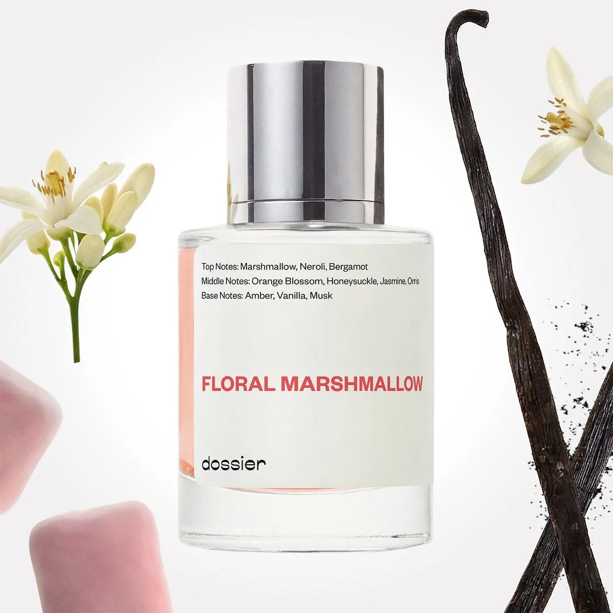 Dossier Floral Marshmallow, the bottle