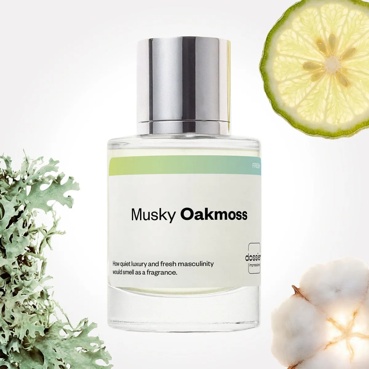 Dossier Musky Oakmoss, the bottle