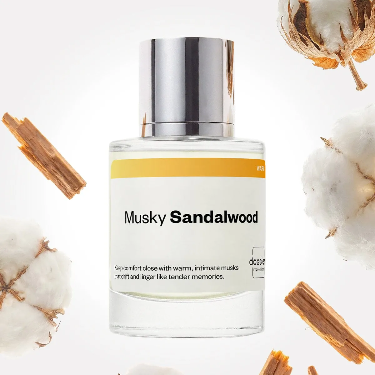 Dossier Musky Sandalwood, the bottle