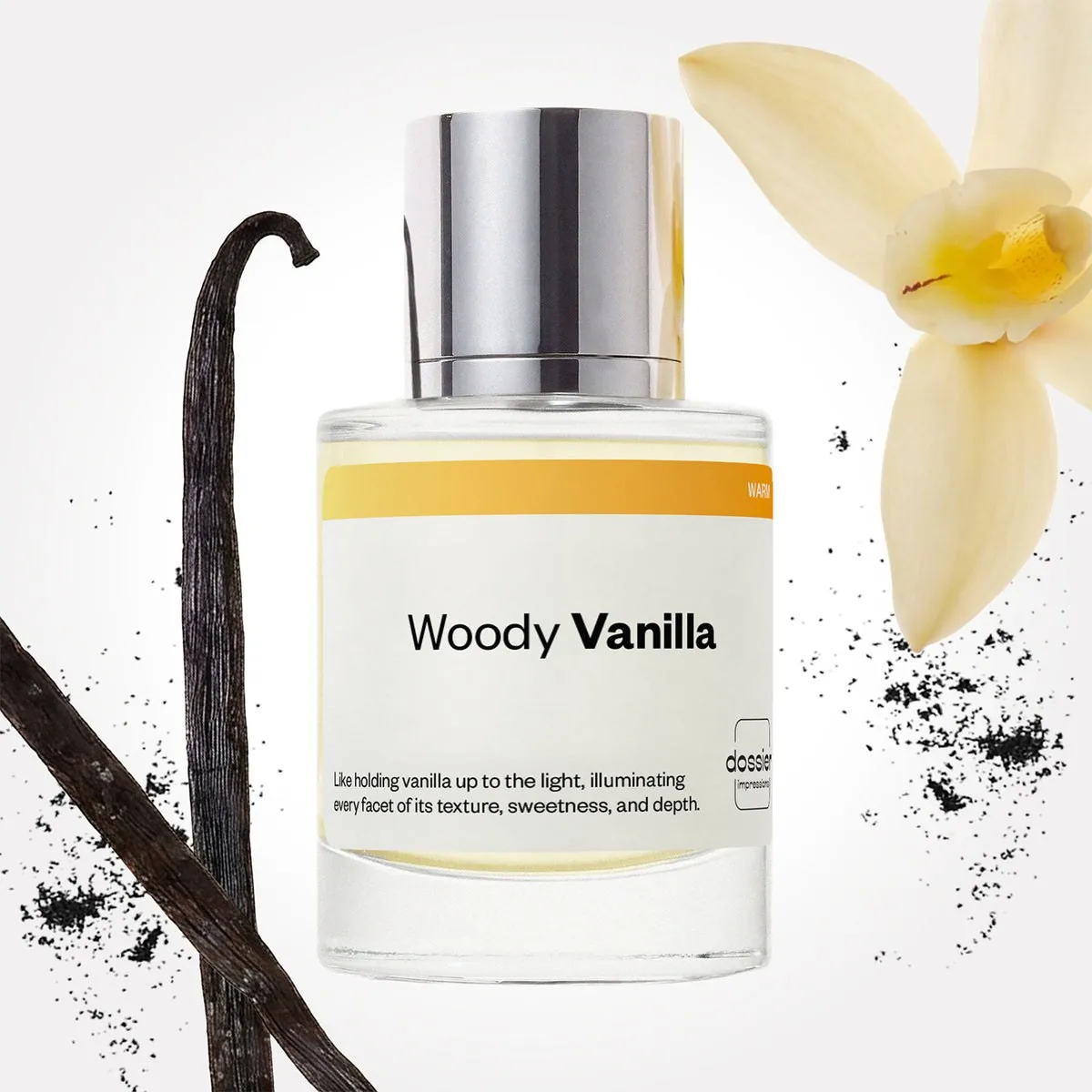 Dossier Woody Vanilla, the bottle