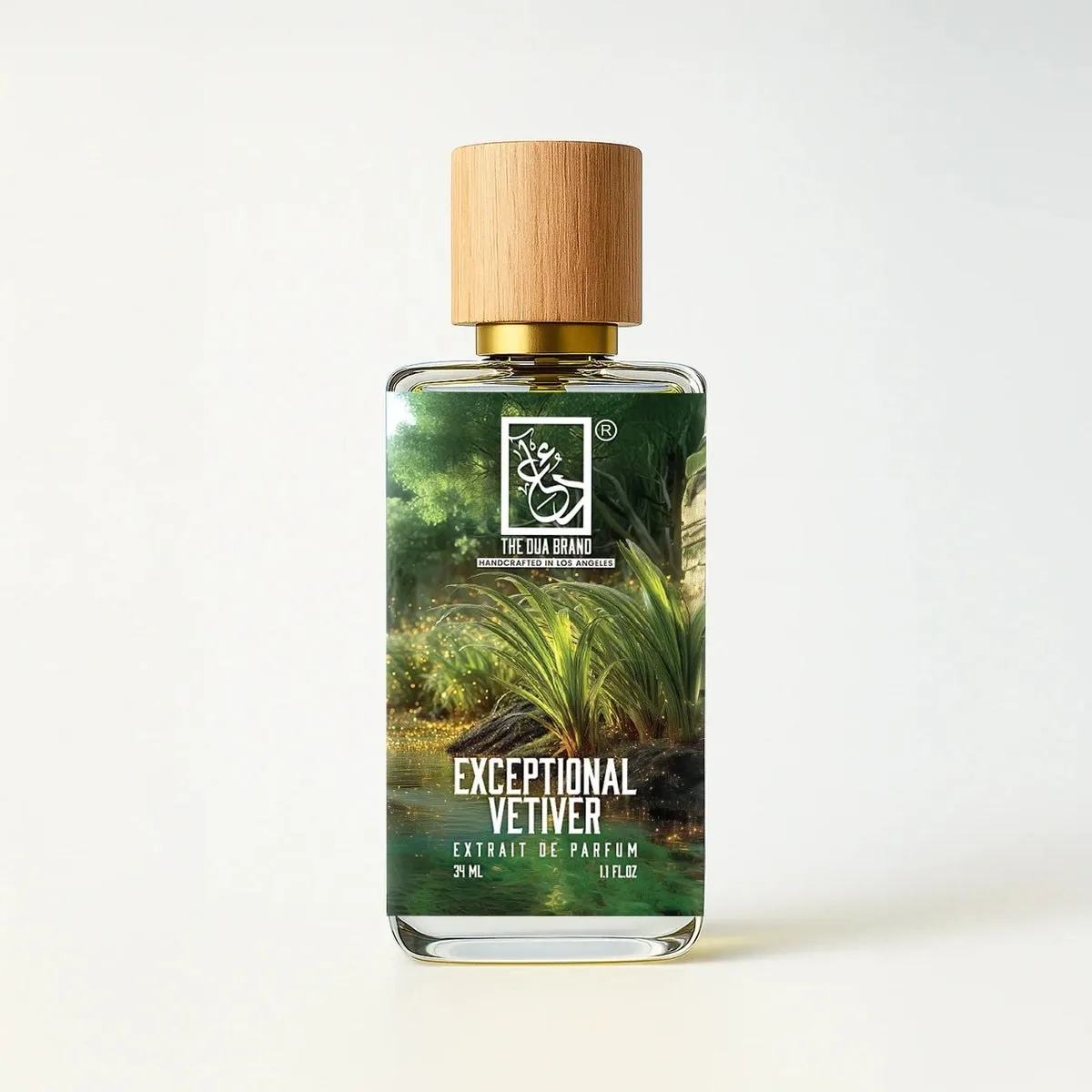 Dua Fragrances Exceptional Vetiver, the bottle