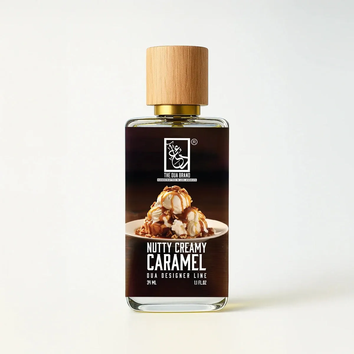 Dua Fragrances Nutty Creamy Caramel, the bottle