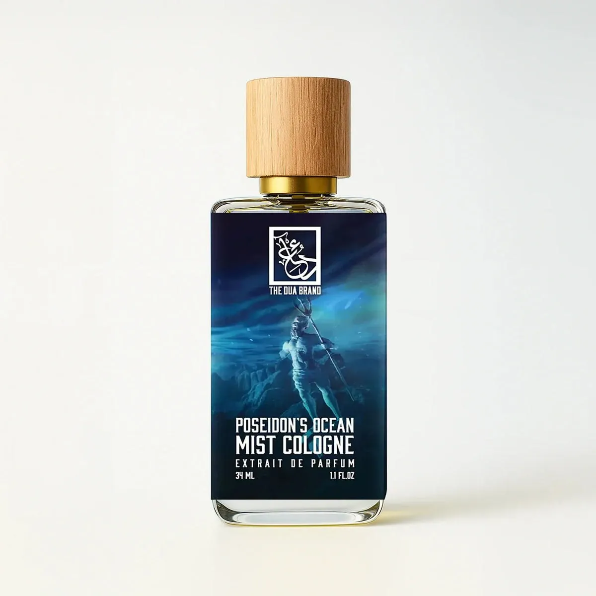 Dua Fragrances Poseidon's Ocean Mist Cologne, the bottle