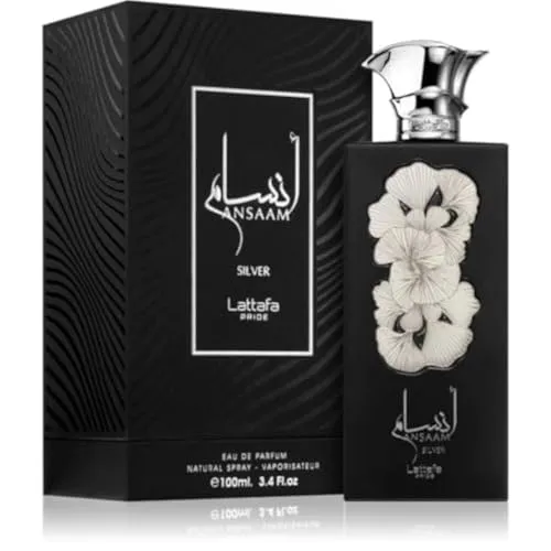 Lattafa Ansaam Silver, the bottle