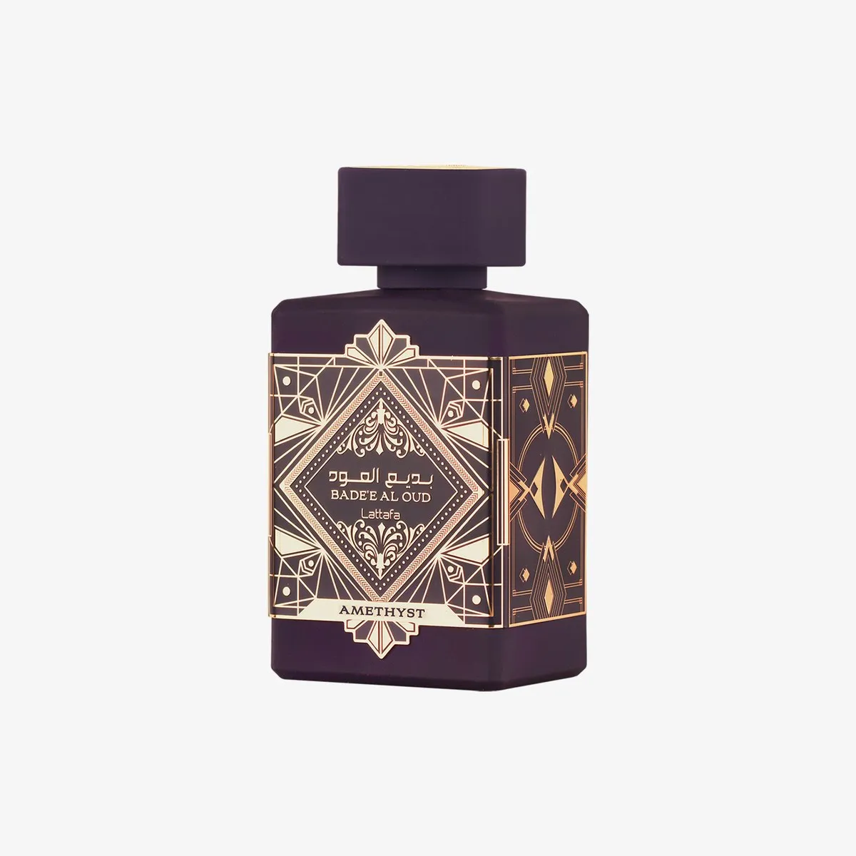 Lattafa Bade'e Al Oud Amethyst, the bottle