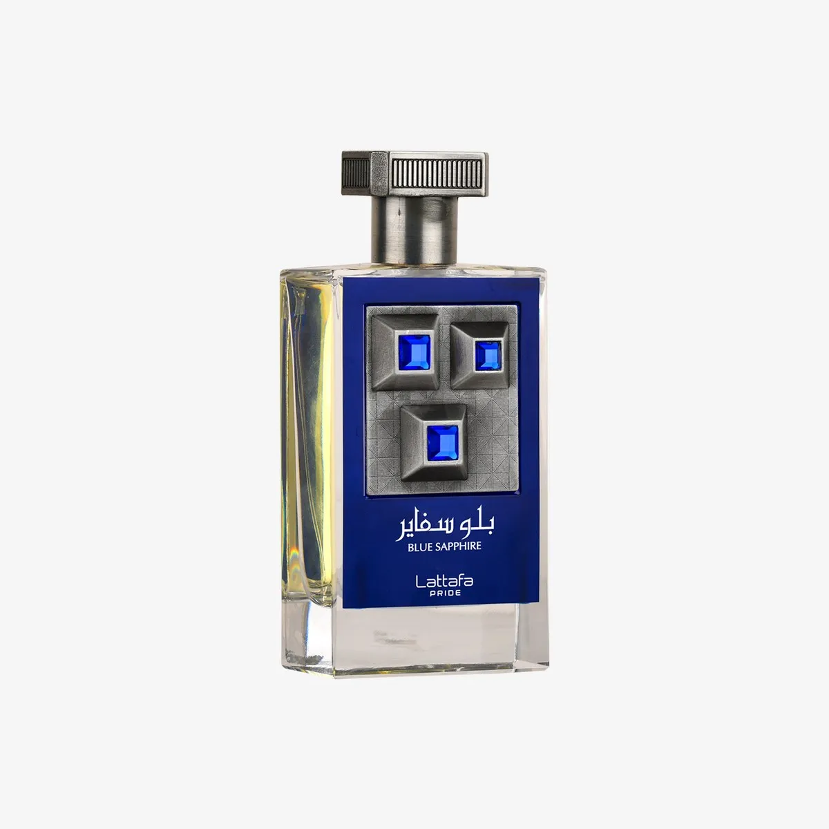 Lattafa Blue Sapphire, the bottle