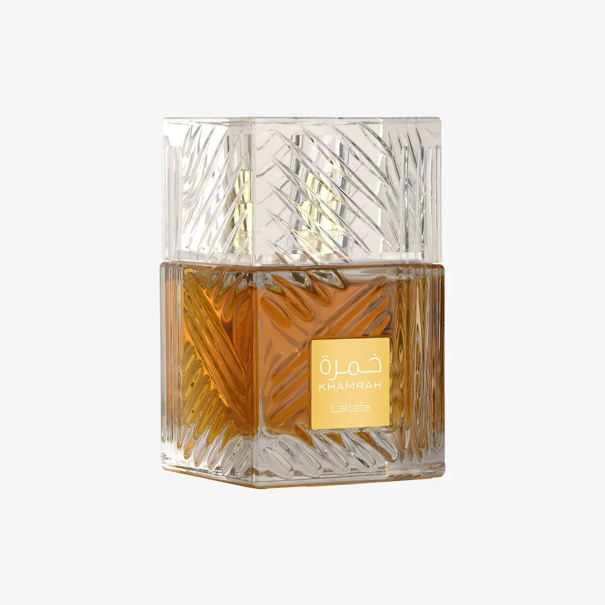 Lattafa Khamrah, the bottle